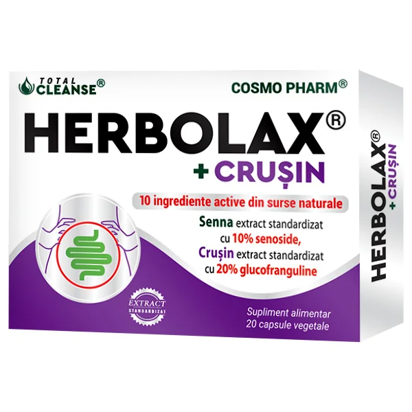 Herbolax + Crusin, 20 capsule, Cosmopharm