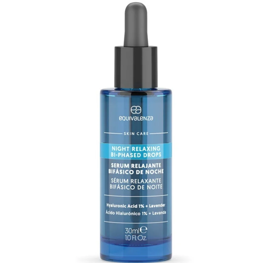 Serum bifazic de noapte pentru fata Relaxing, 30ml, Equivalenza
