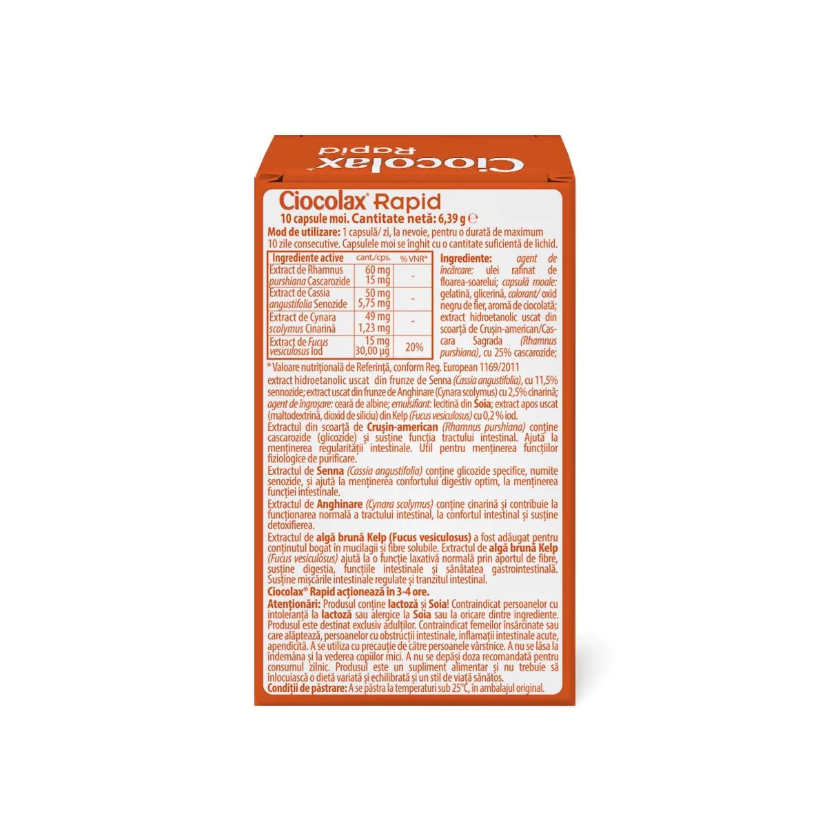 Ciocolax Rapid, 10 capsule, Labormed