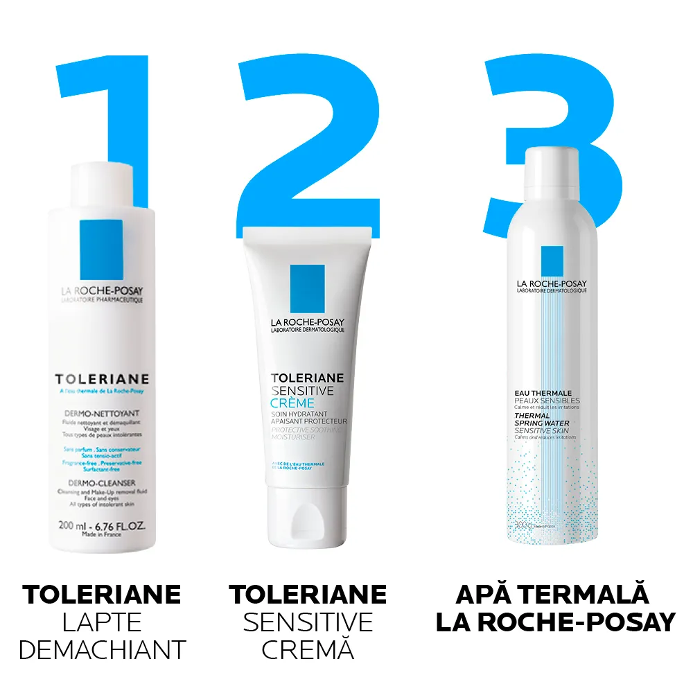 Crema hidratanta prebiotica Toleriane Sensitive, 40ml, La Roche-Posay