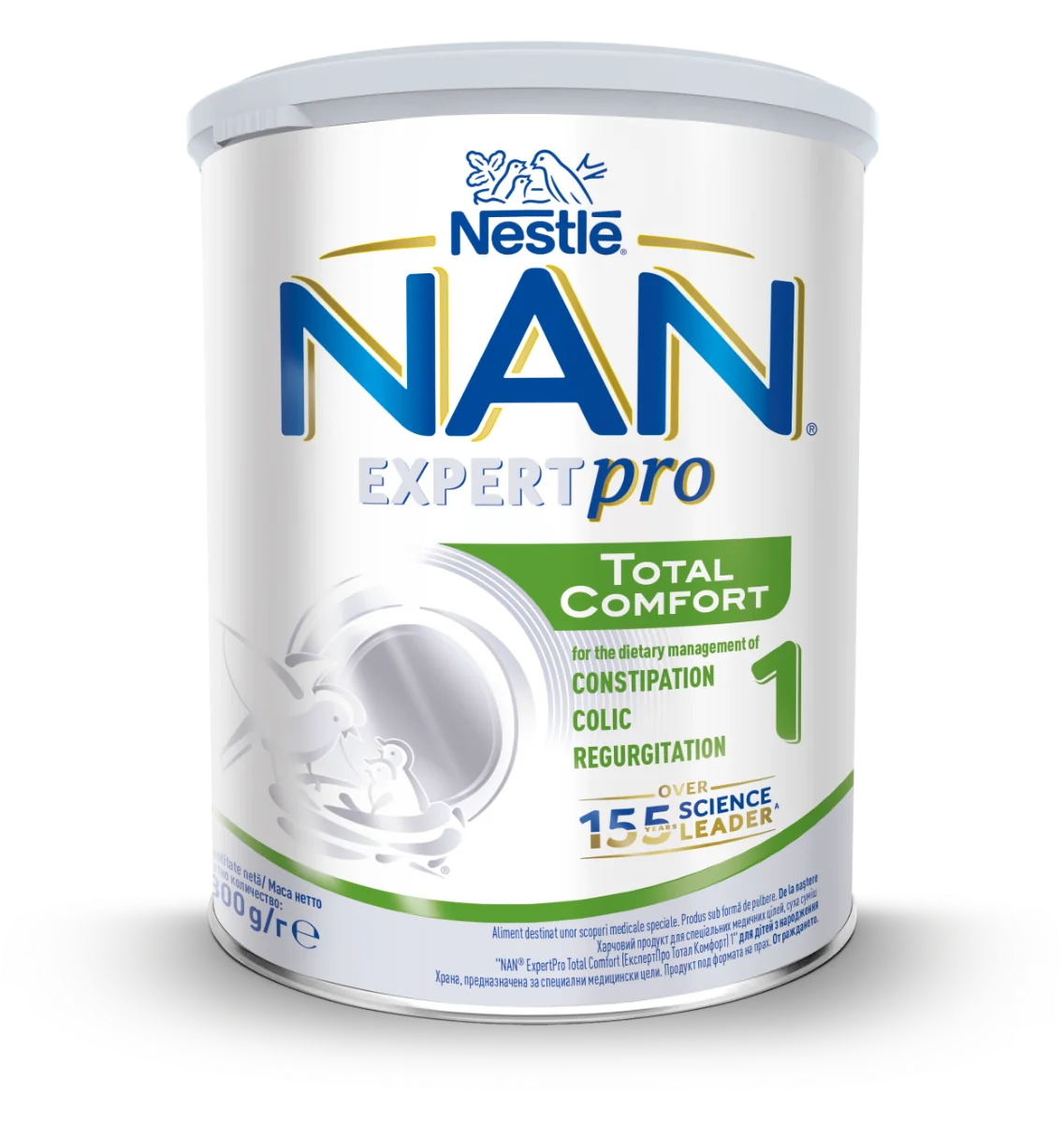 Formula de lapte praf Nan Expert Pro Total Confort 1, 800g, Nestle 