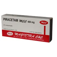 Piracetam MCC 400mg, 20 comprimate, Magistra