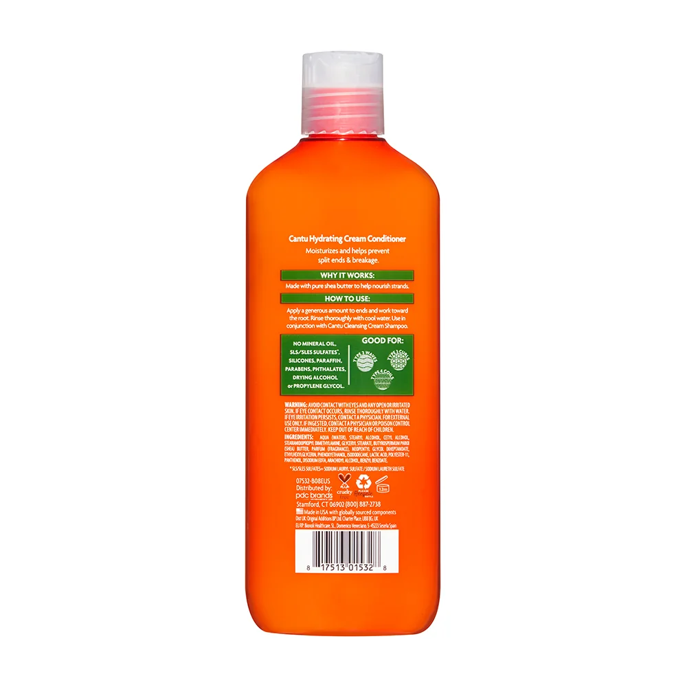 Balsam crema cu unt de shea pentru hidratarea parului For Natural, 400ml, Cantu