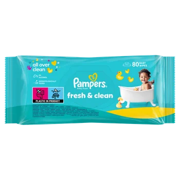 Servetele umede Fresh Clean, 80 bucati, Pampers