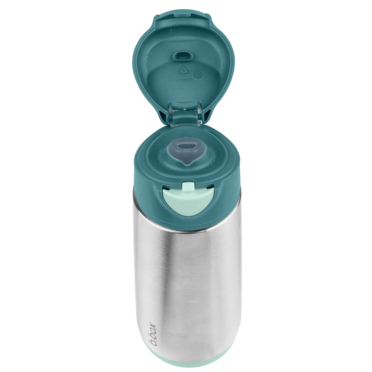 Termos cu cioc de silicon Verde, 500ml, Bbox