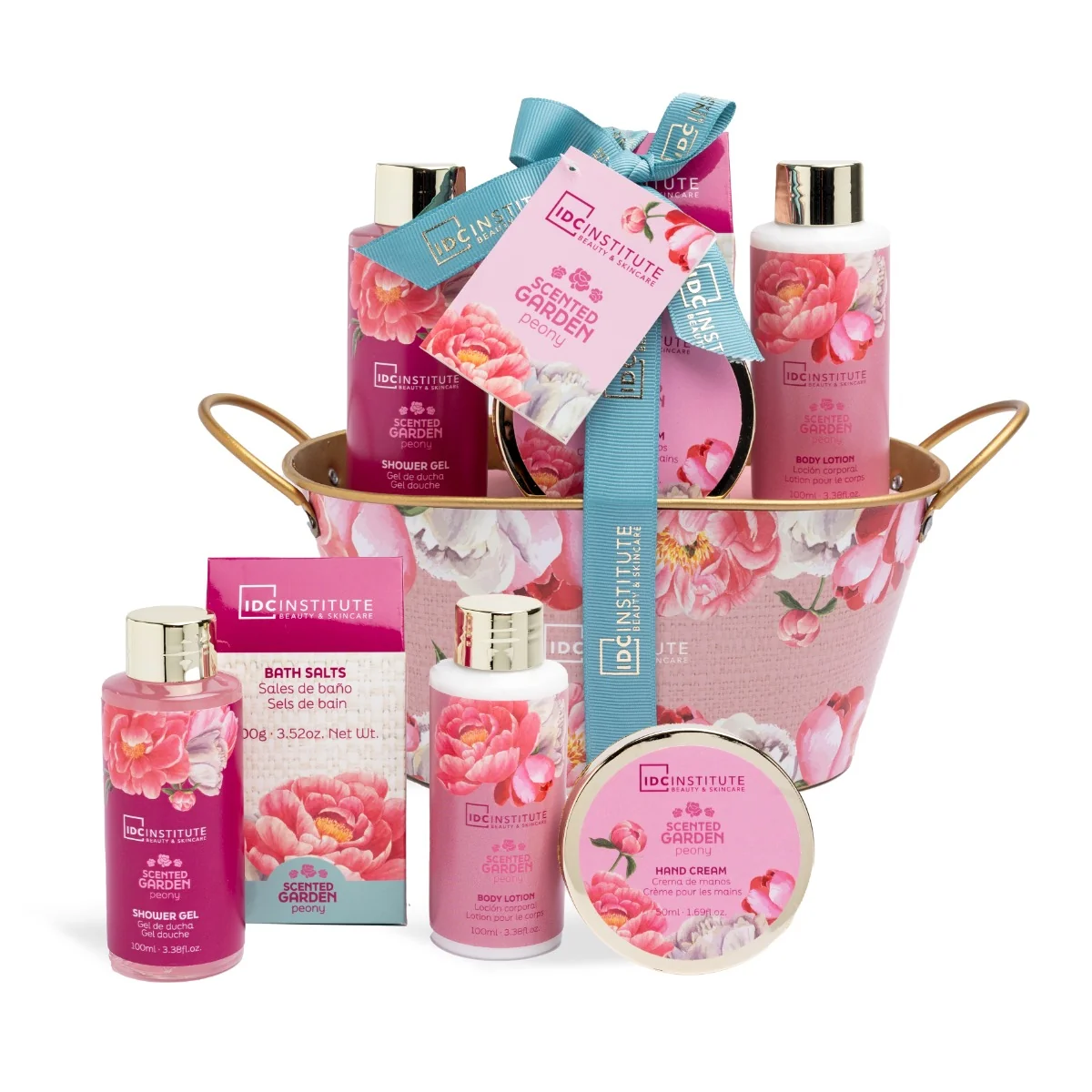Pachet Scented Garden cu 4 piese si cutie metalica, IDC Institute