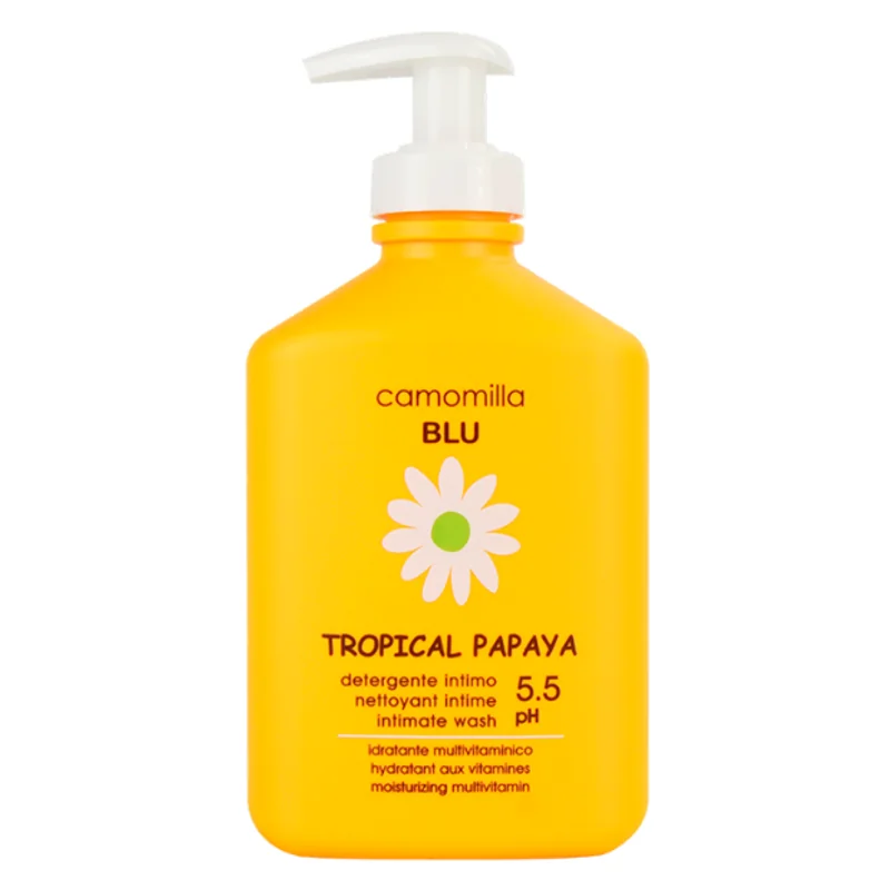 Gel intim de curatare pH 5.5 Tropical Papaya, 300ml, Camomilla Blu