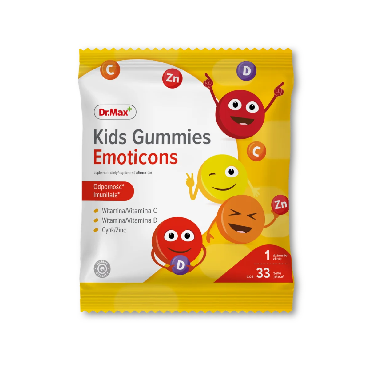 Dr. Max Kids Gummies Emoticons, 33 jeleuri