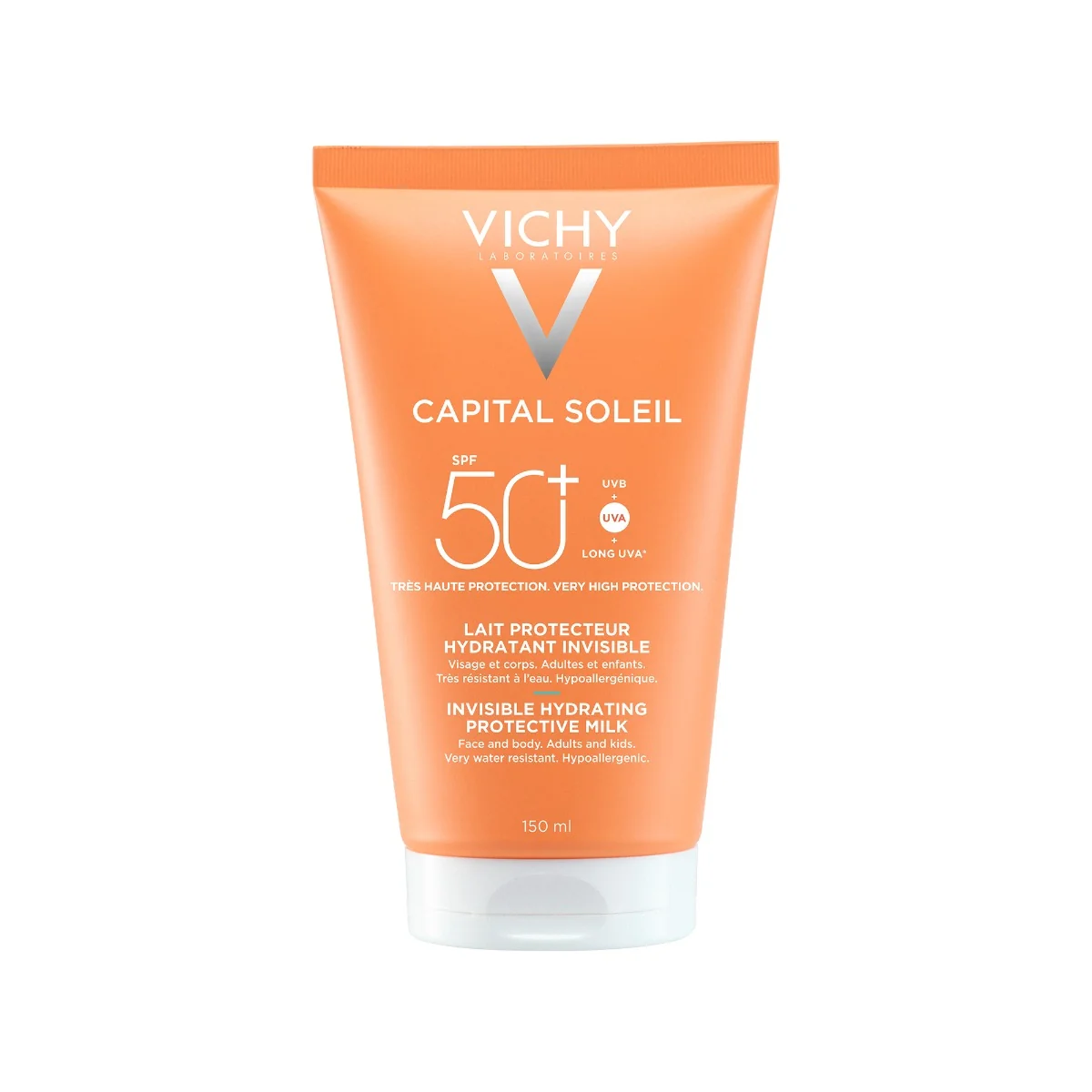 Lotiune protectoare hidratanta SPF50+ Capital Soleil, 150ml, Vichy