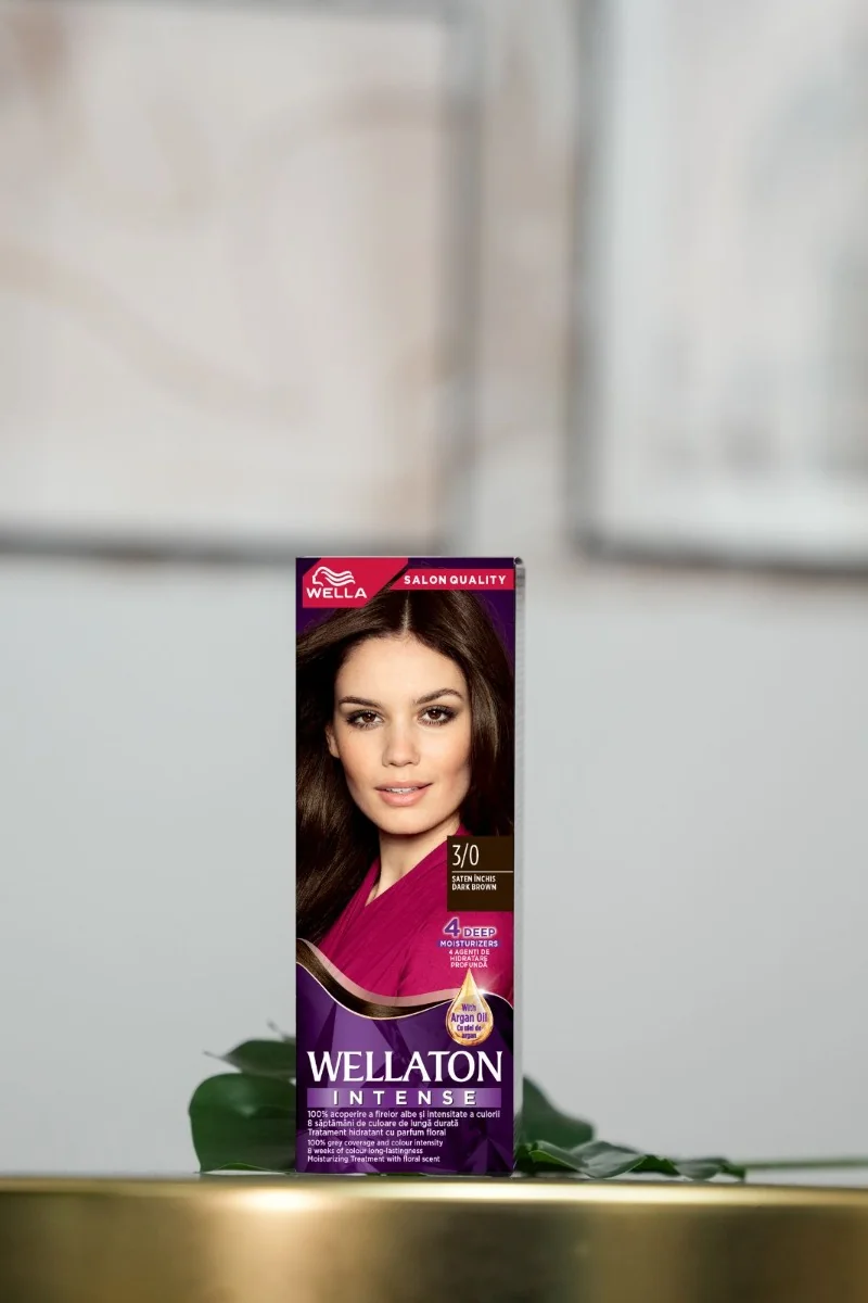 Vopsea de par permanenta Saten Inchis 3.0 Wellaton, 110ml, Wella