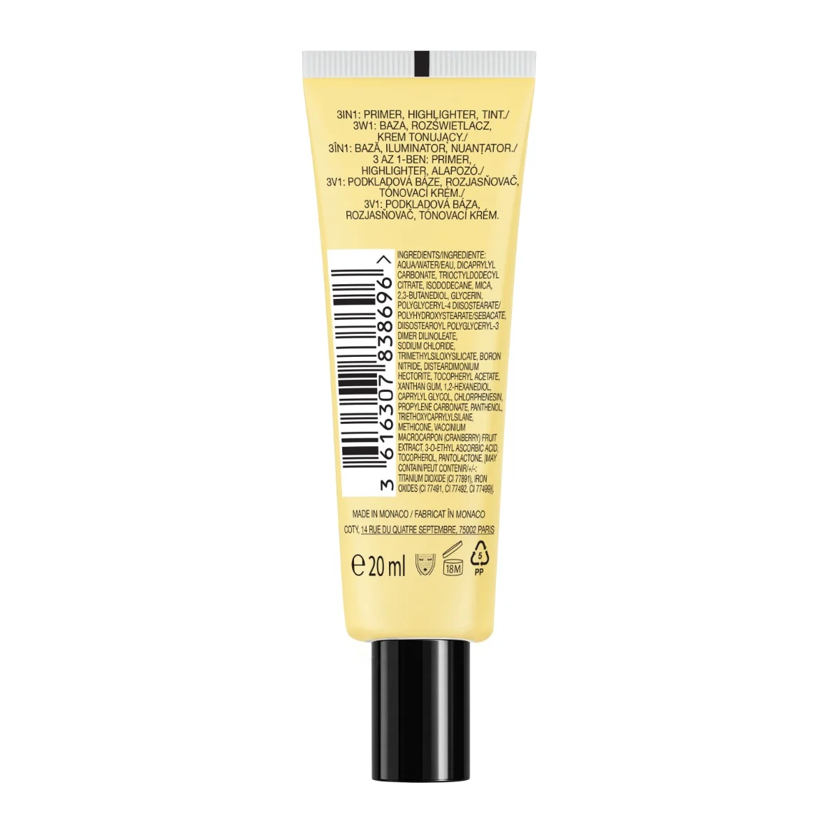Baza de machiaj 3In1 Naturally Perfect Glow Elixir 30 Medium, 20ml, Miss Sporty