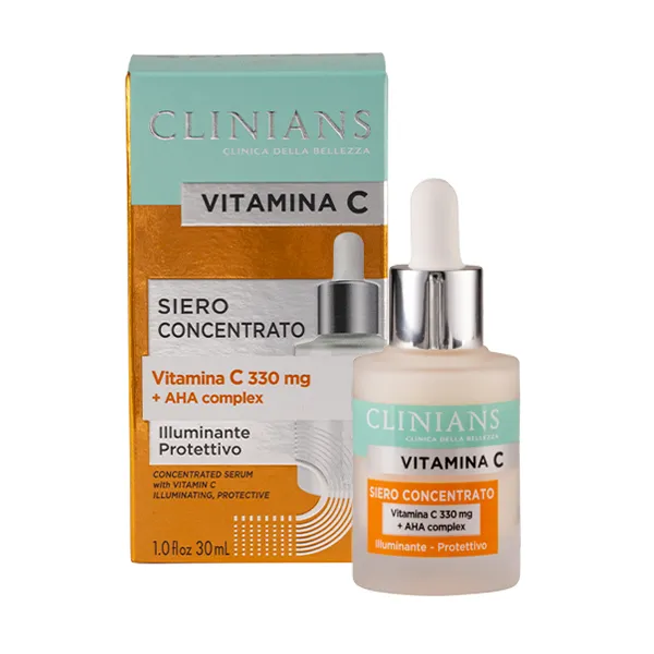 Ser concentrat iluminator cu Vitamina C, 30ml, Clinians 