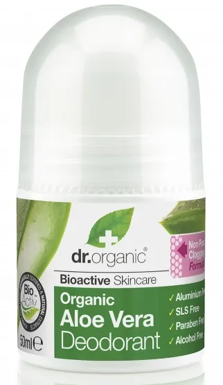 Dr.Organic Aloe Vera Deodorant, 50ml