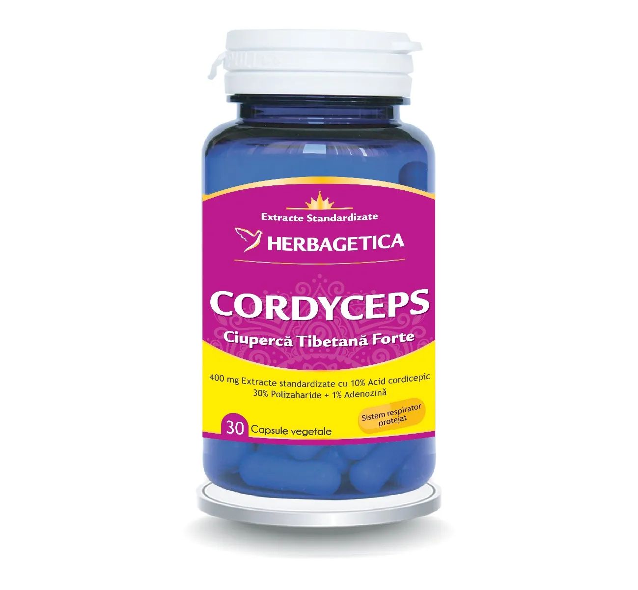 Cordyceps 10/30/1, 30 capsule, Herbagetica