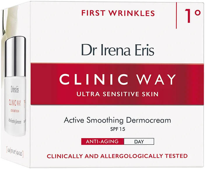 Crema de zi anti-aging primele riduri SPF15 Clinic Way 1°, 50ml, Dr. Irena Eris 