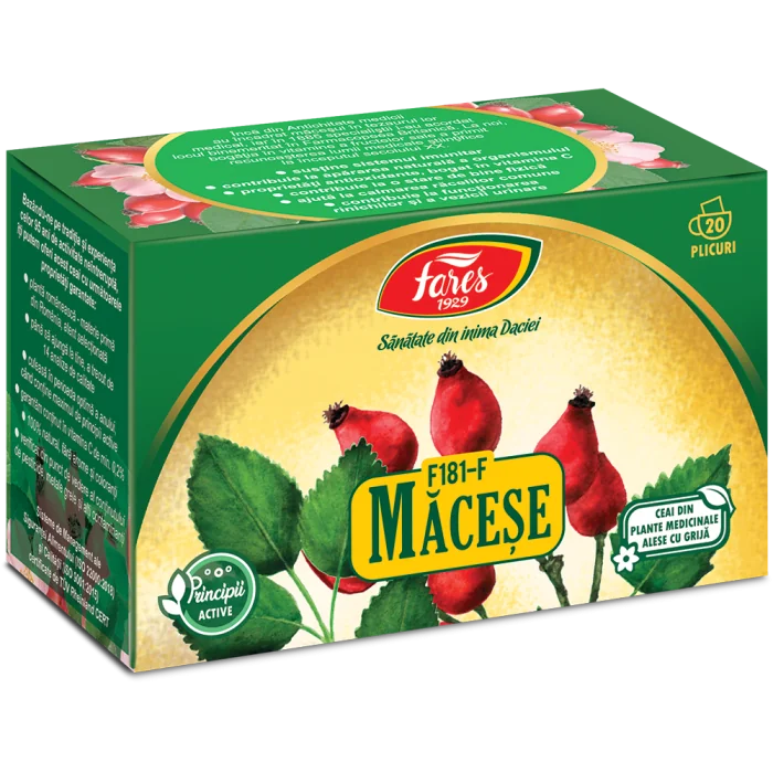 Ceai de Macese, 20 plicuri, Fares
