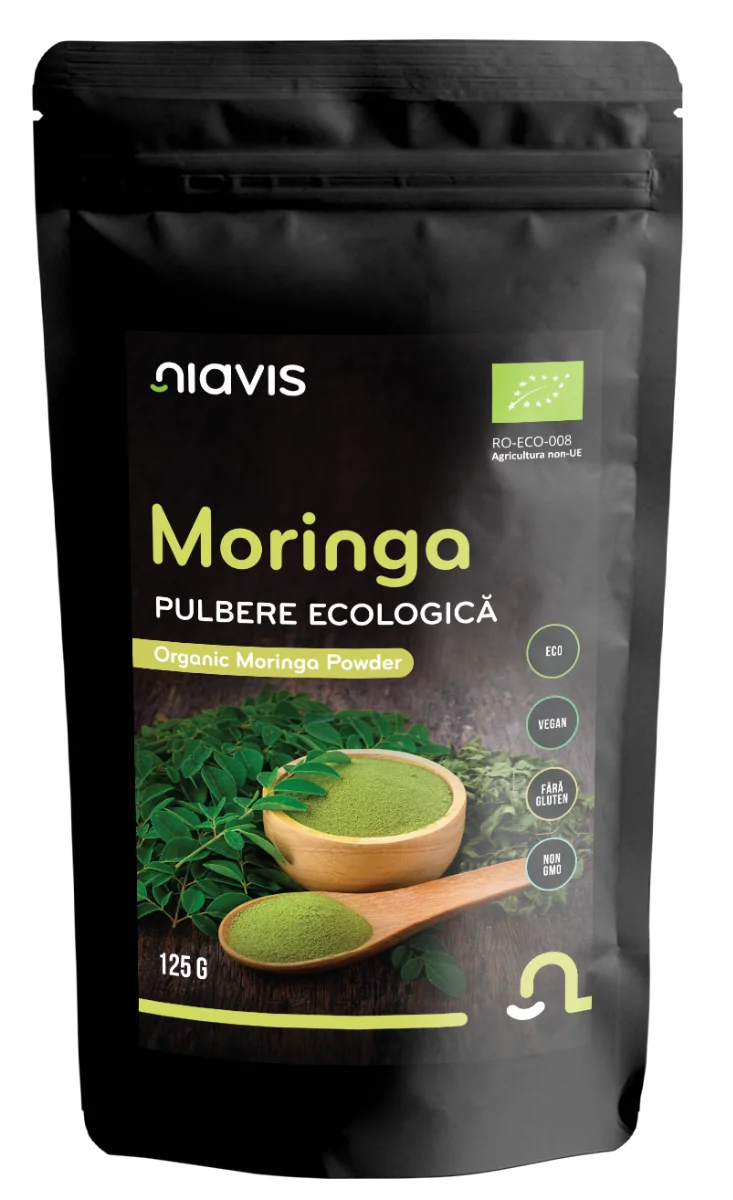 Moringa Pulbere ecologica, 125g, Niavis
