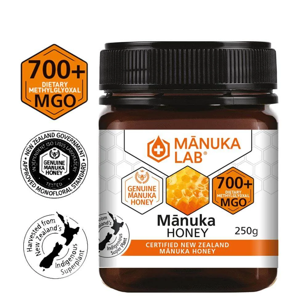 Miere de Manuka MGO 700+ naturala din Noua Zeelanda, 250g, Manuka Lab