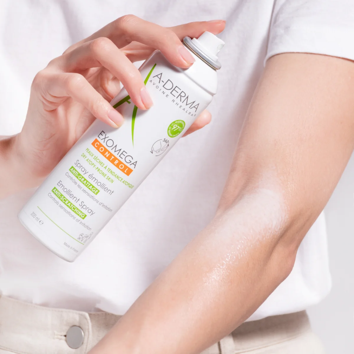 Spray emolient pentru piele uscata Exomega Control, 200ml, A-Derma