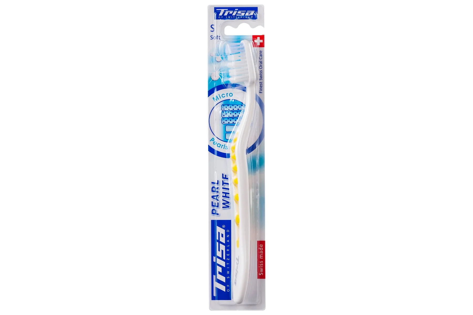 Periuta de dinti Pearl White Soft, 1 bucata, Trisa 