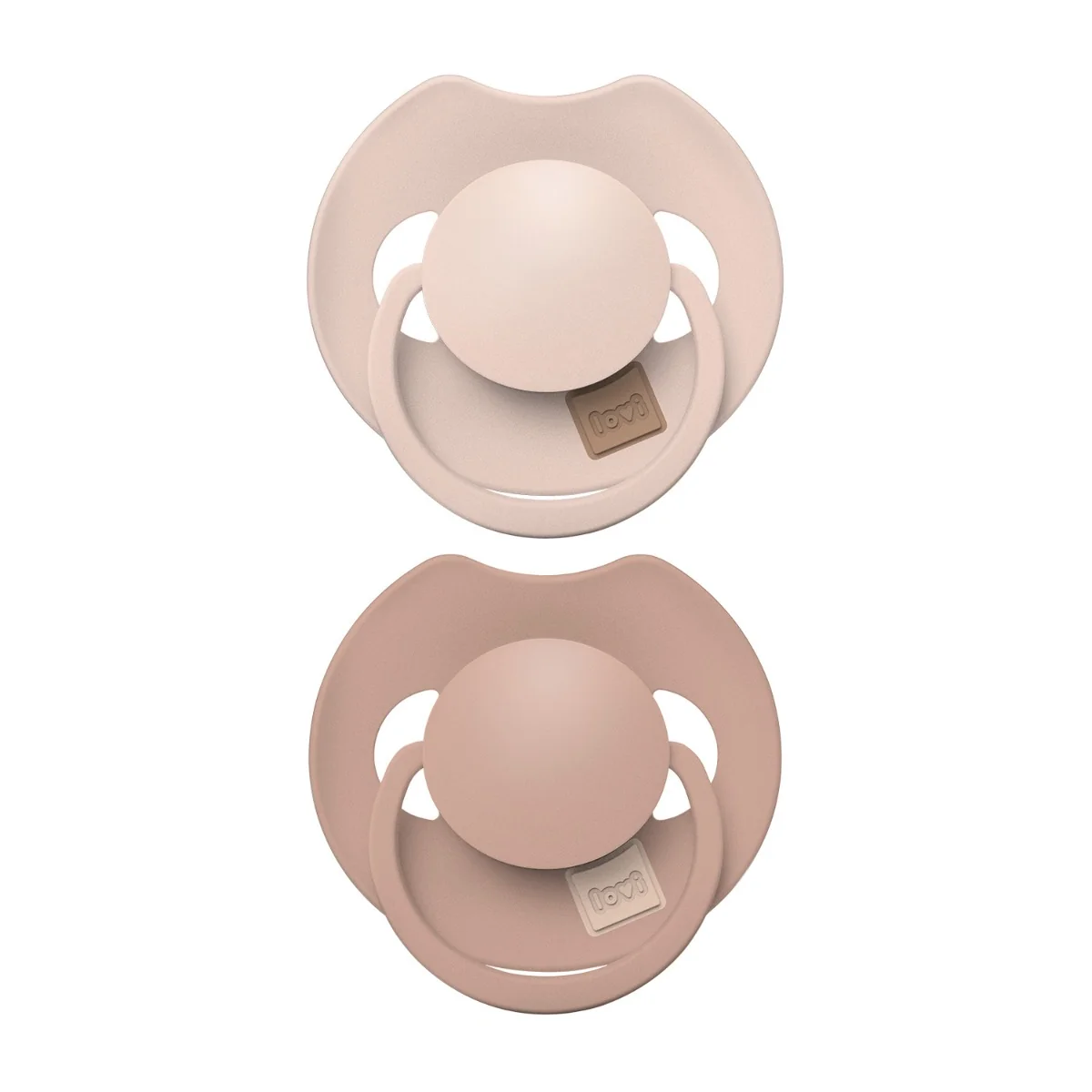 Set suzete din silicon pentru 6 - 18 luni Dynamic Prime Nude/Blush 34/406, 2 bucati, LOVI