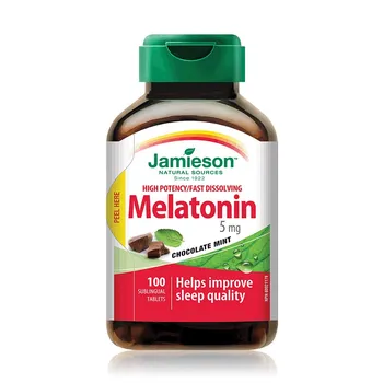 Melatonina 5mg, 100 tablete sublinguale, Jamieson 