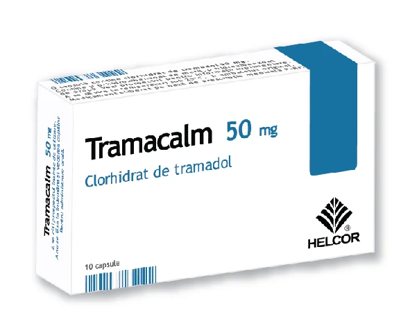 Tramacalm 50mg, 10 capsule, Helcor