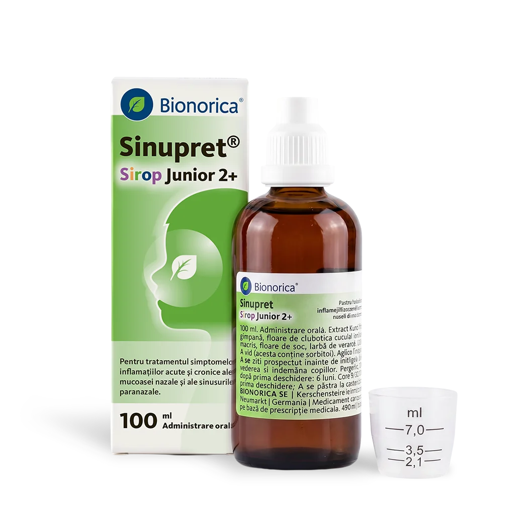 Sinupret Sirop Junior 2+, 100ml, Bionorica