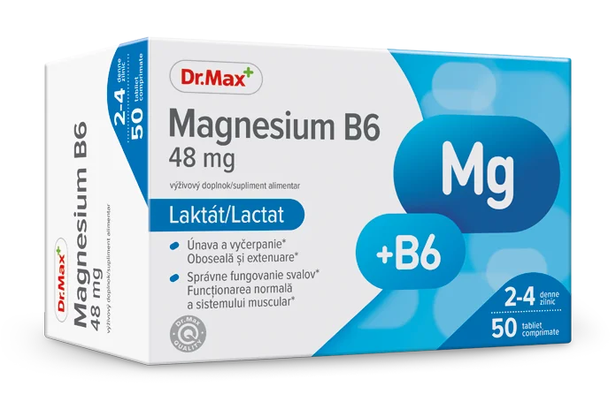 Dr. Max Magnesium B6, 50 comprimate