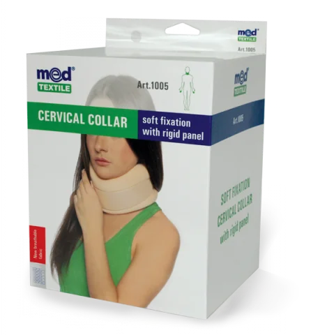 Guler cervical cu fixare usoara si tija de sustinere Nr. 3, 1 bucata, MedTextile