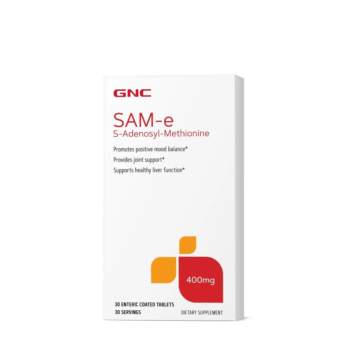 SAM-e 400mg S-Adenozil-Metionina, 30 tablete, GNC