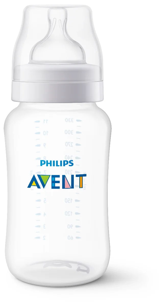 Biberon anti-colici pentru +3 luni SCY106/01, 330ml, Philips Avent