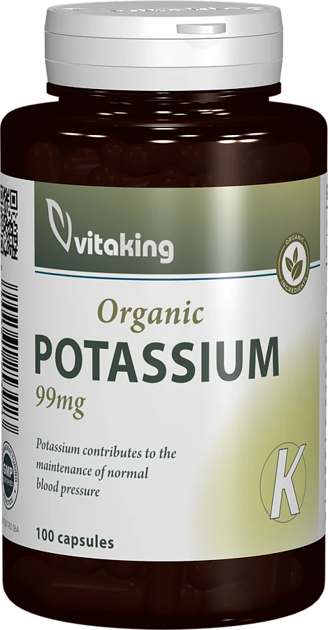 Potassium 99mg, 100 capsule, VitaKing