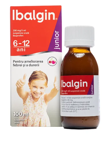 Ibalgin Junior 200mg/5ml, 100ml, Sanofi