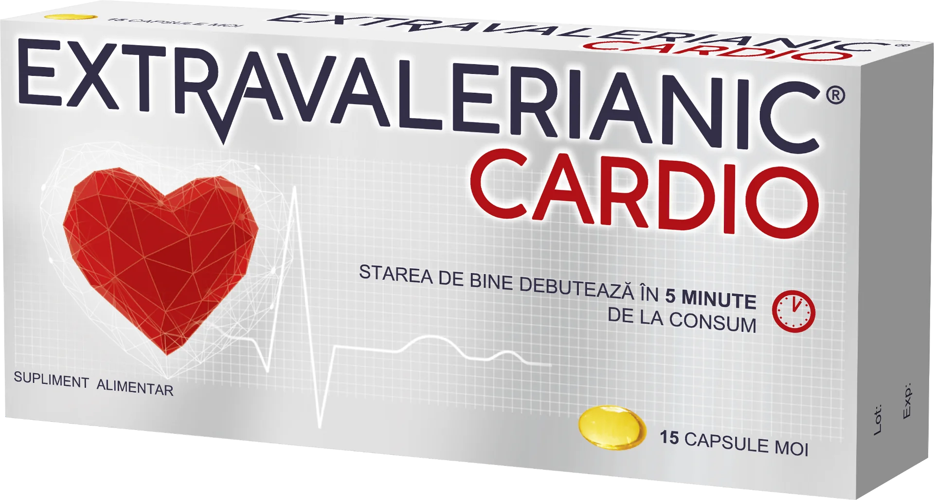 Extravalerianic Cardio, 15 capsule moi, Biofarm