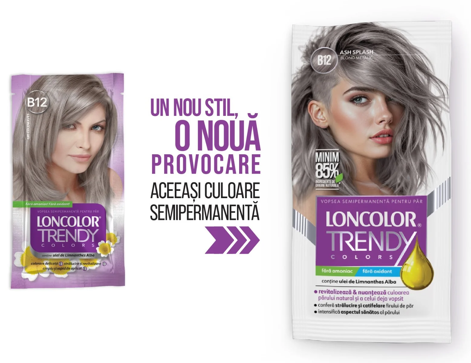 Vopsea semipermanenta Trendy Colors B12, 50ml, Loncolor
