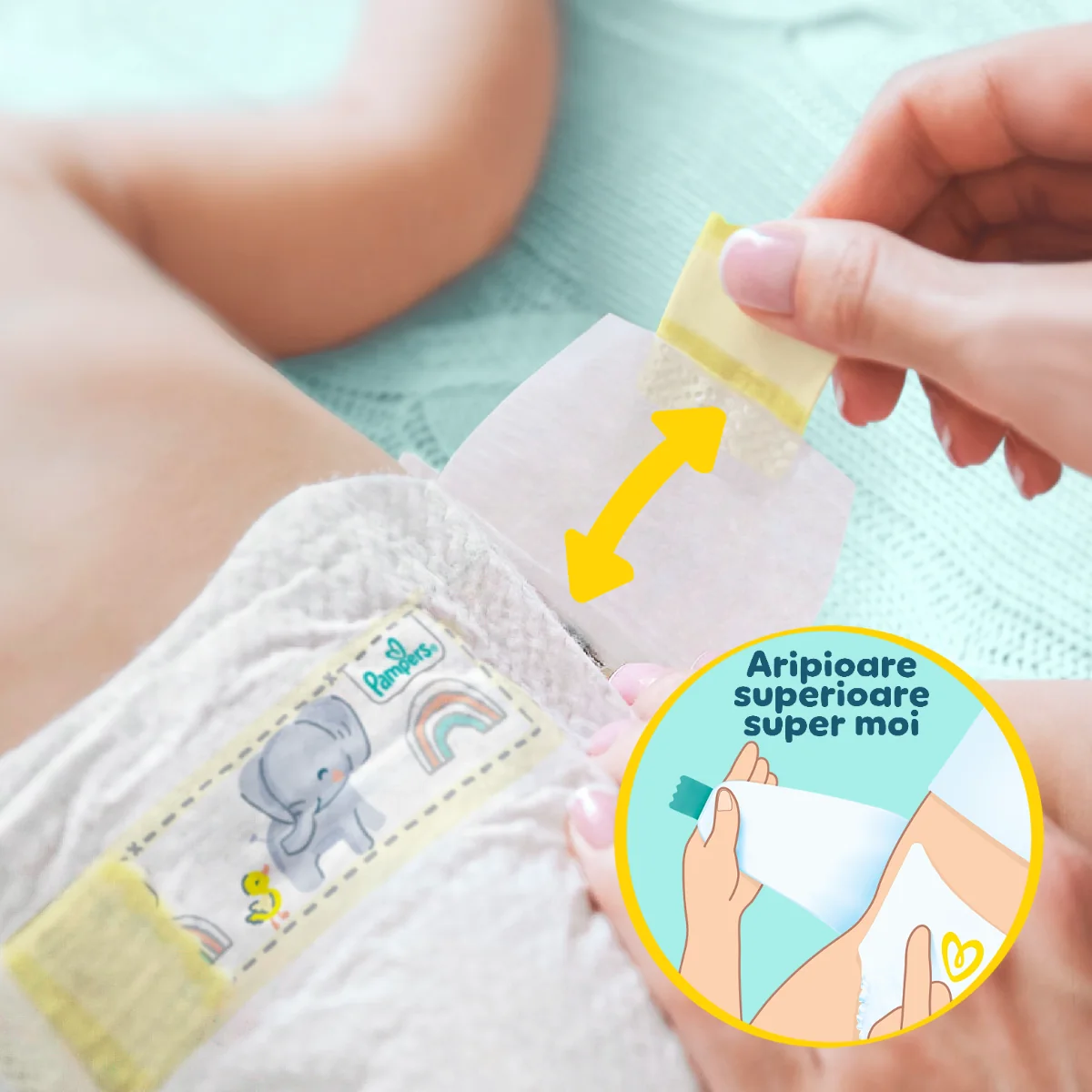 Scutece Premium Care XXL Marimea 2 pentru 4-8kg, 224 bucati, Pampers