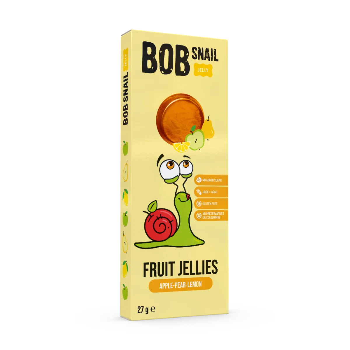 Jeleu de mere pere si lamaie, 27g, Bob Snail