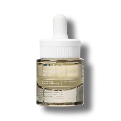 Set Black Pine Crema de noapte 40ml + Ser Dual 15ml, Korres