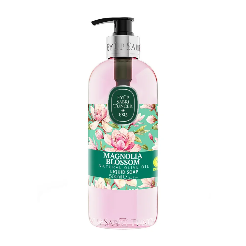 Sapun lichid cu ulei natural de masline Magnolia Blossom, 500ml, Eyup Sabri Tuncer