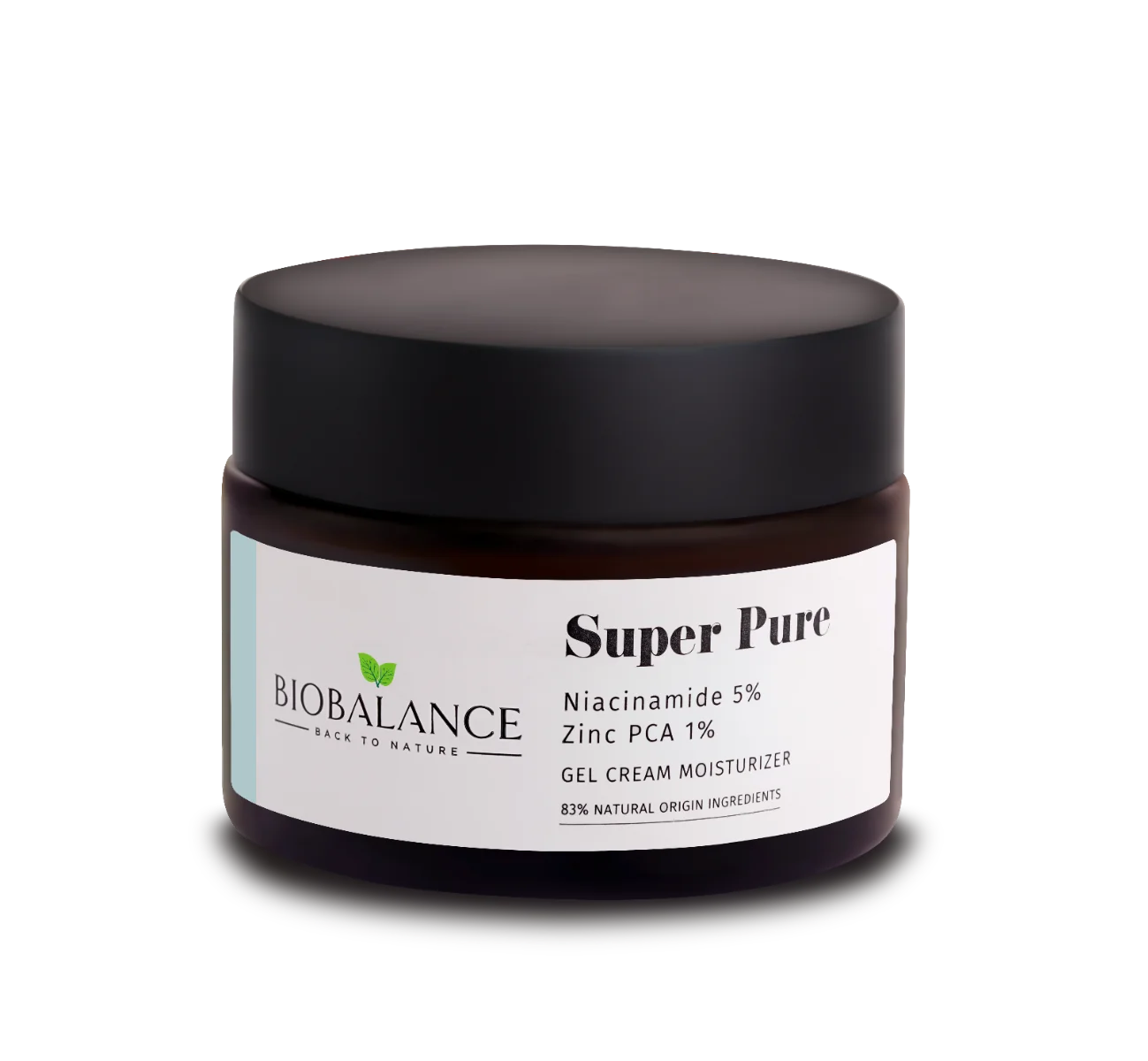 Gel crema hidratant cu niacinamide 5% + zinc PCA 1% Super Pure, 50ml, Bio Balance
