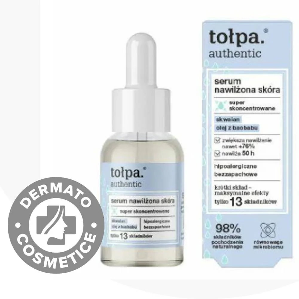 Ser facial hidratant Authentic, 30ml, Tolpa