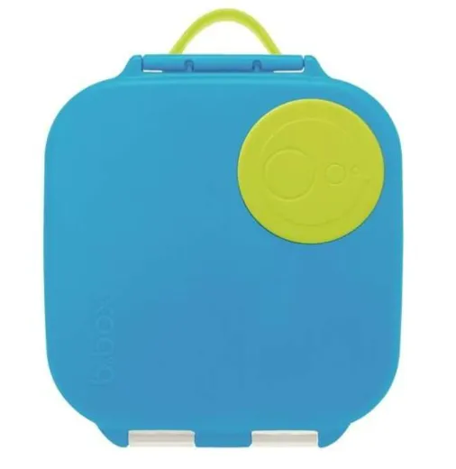 Caserola compartimentata Albastru + Verde Mini Lunchbox 1L, 1 bucata, Bbox 