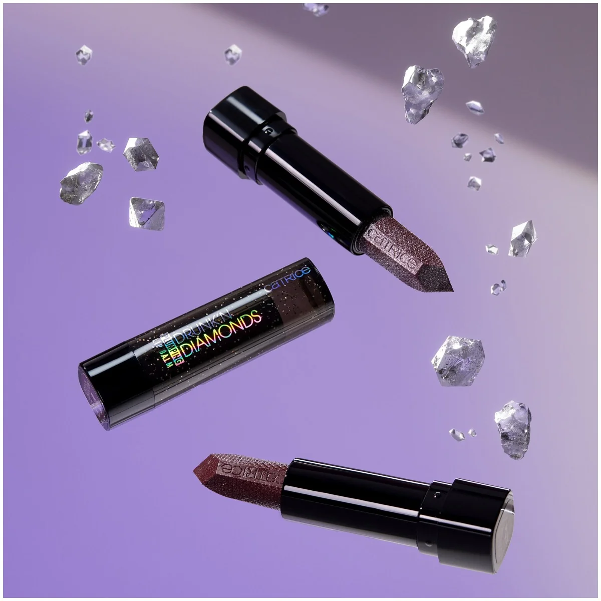 Balsam pentru buze Drunk'n Diamonds Plumping 050 - Bury Me In Rubies, 3.5g, Catrice
