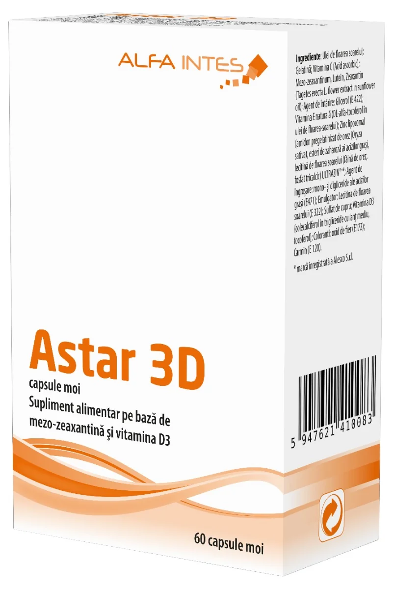 Astar 3D Soft, 60 capsule, Alfa Intes