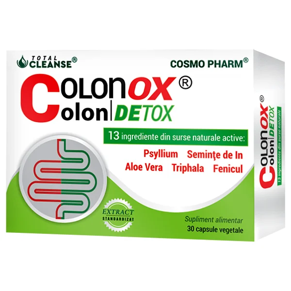 Colon Detox Colonox, 30 capsule, Cosmopharm