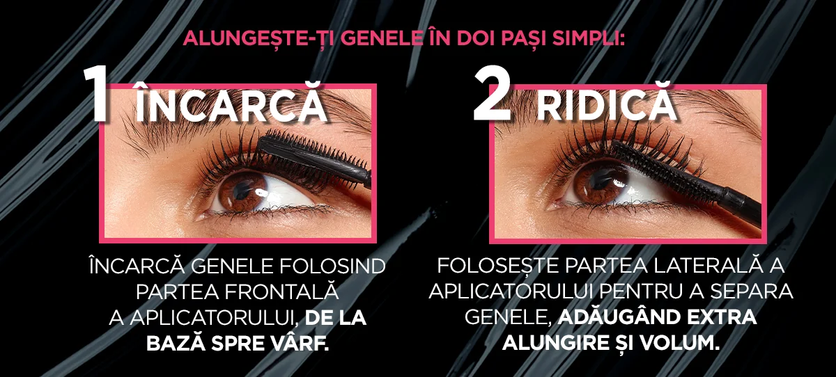 Mascara Telescopic Lift, alungeste-ti genele in doi pasi simpli Mascara Telescopic Lift, alungeste-ti genele in doi pasi simpli