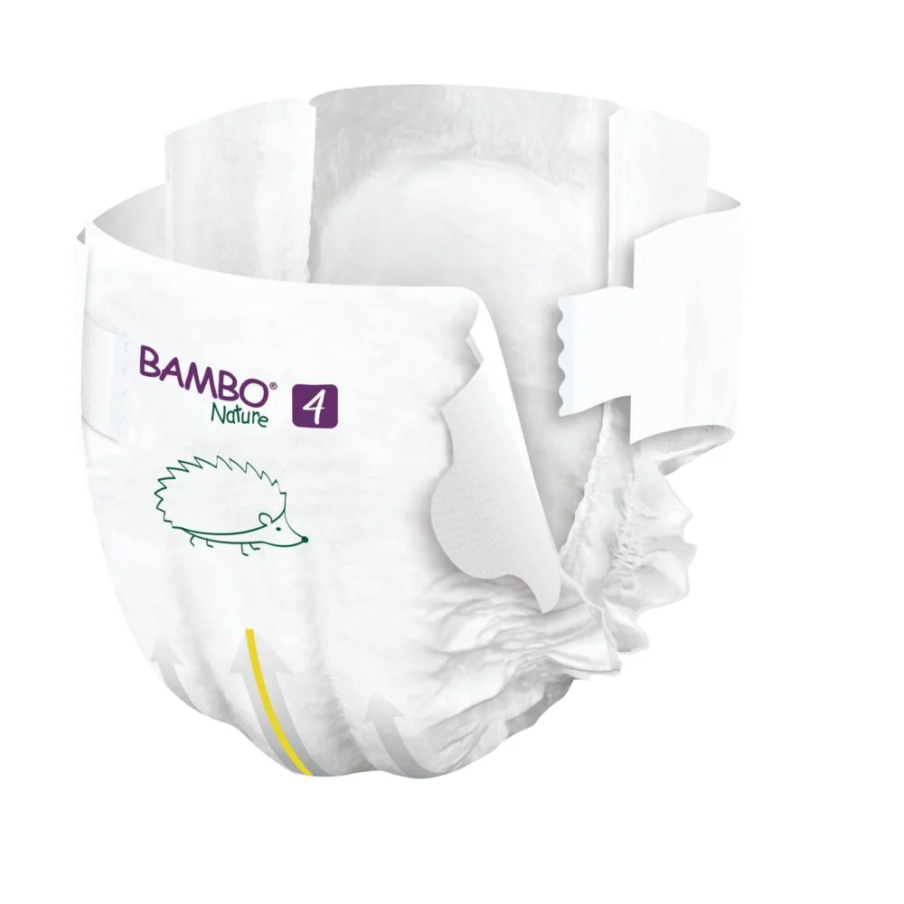 Scutece eco Nr. 4 pentru 7-14 kg, 24 bucati, Bambo Nature