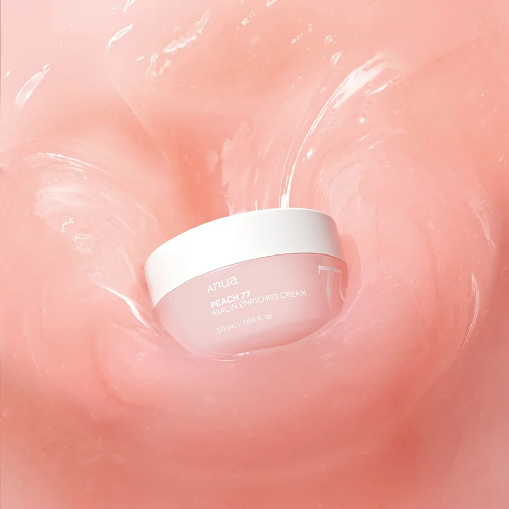 Crema de fata hranitoare cu 77% extract de piersica si Niacinamida, 50ml, Anua
