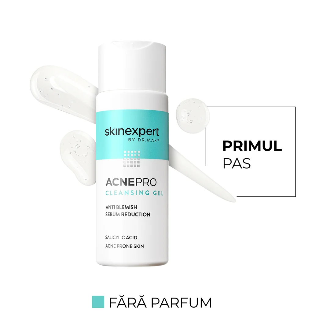 Skinexpert by Dr. Max® Gel de curatare anti-imperfectiuni AcnePro, 200ml